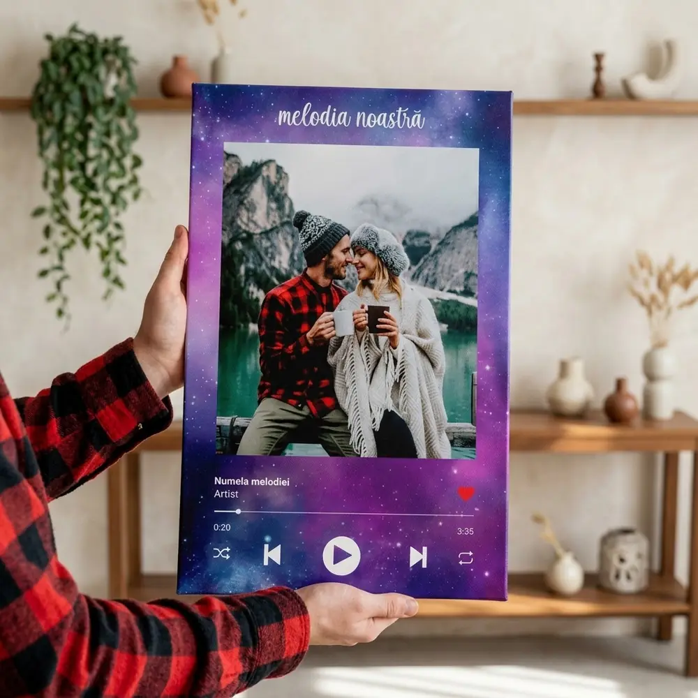 Tablou Personalizat cu melodia ta Model2 – tablou canvas în decor