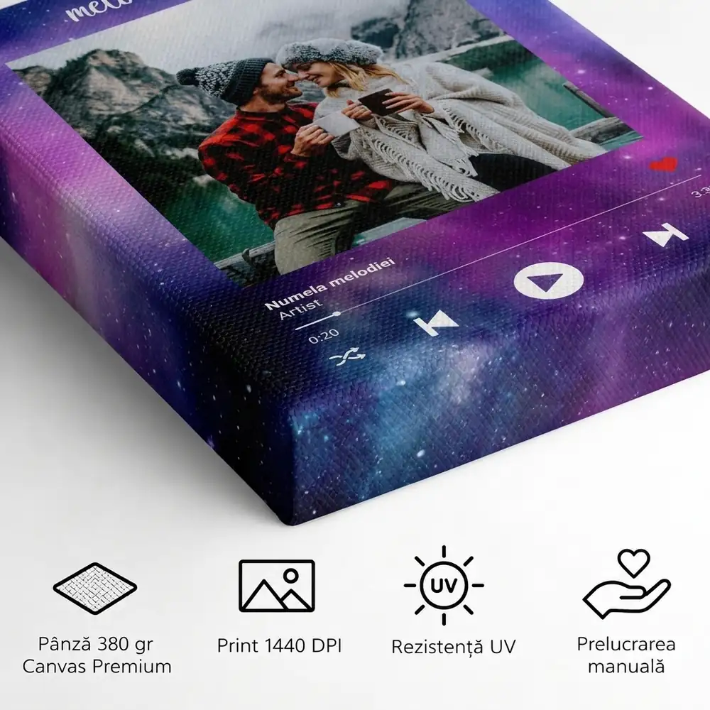 Tablou Personalizat cu melodia ta Model2 – detalii și specificații