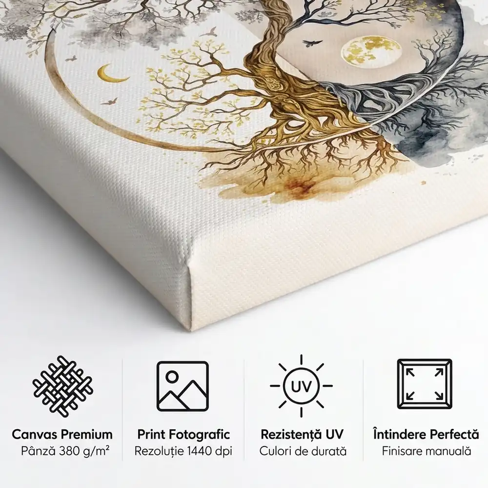 Tablou Tree of life Yin Yang – detalii și specificații