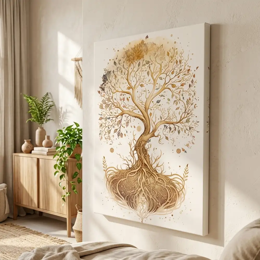 Tablou Yoga Tree of life – tablou canvas în decor