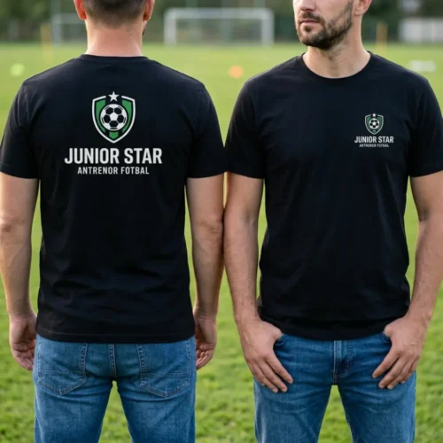 Tricou Personalizat Antrenor fotbal - Cu Logo Firmă