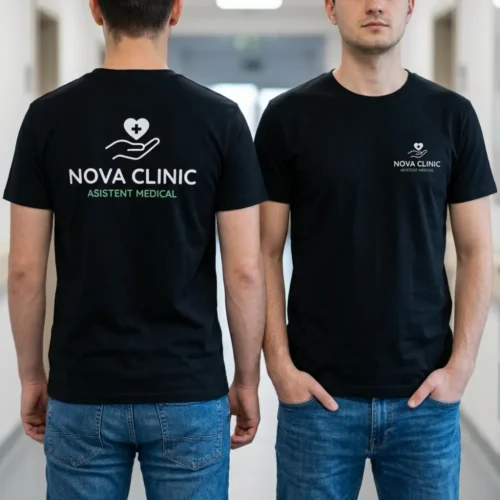 Tricou Personalizat Asistent medical - Cu Logo Firmă