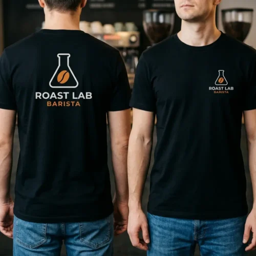 Tricou Personalizat Barista - Cu Logo Firmă