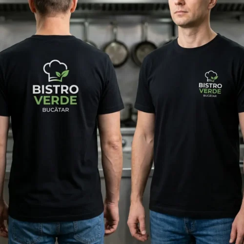 Tricou Personalizat Bucatar - Cu Logo Firmă