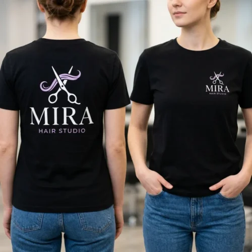 Tricou Personalizat Coafeza - Cu Logo Firmă