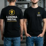 Tricou Personalizat Electrician - Cu Logo Firmă
