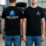 Tricou Personalizat Electrician auto - Cu Logo Firmă