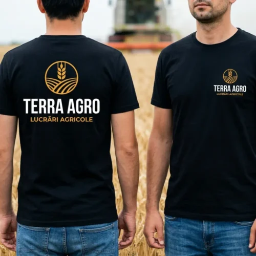 Tricou Personalizat Firma agricultura - Cu Logo Firmă