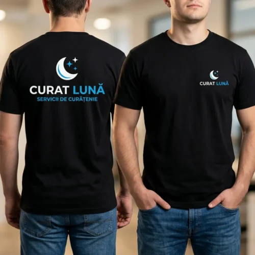 Tricou Personalizat Firma de curatenie - Cu Logo Firmă
