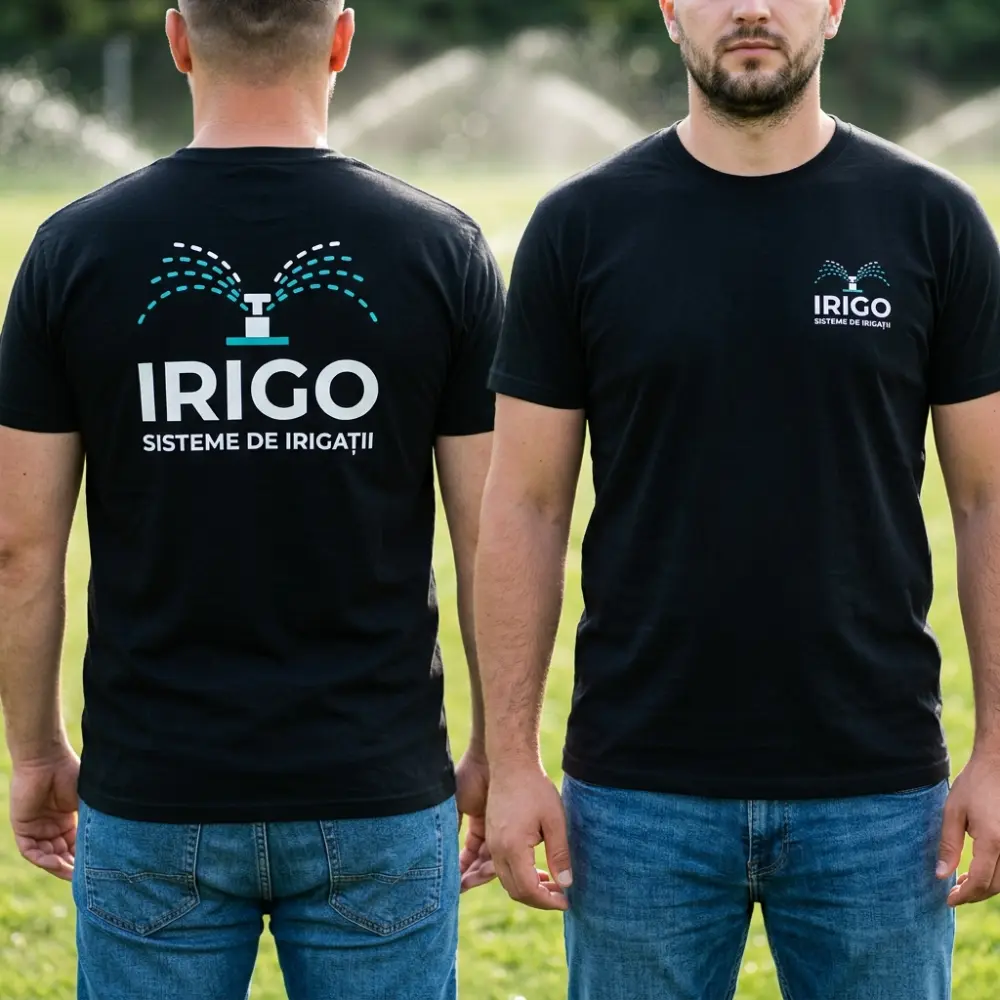 Tricou Personalizat Firma de irigatii - Cu Logo Firmă