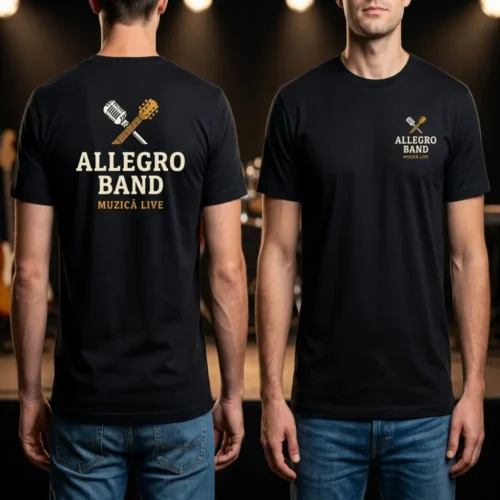 Tricou Personalizat Formatie muzicala - Cu Logo Firmă