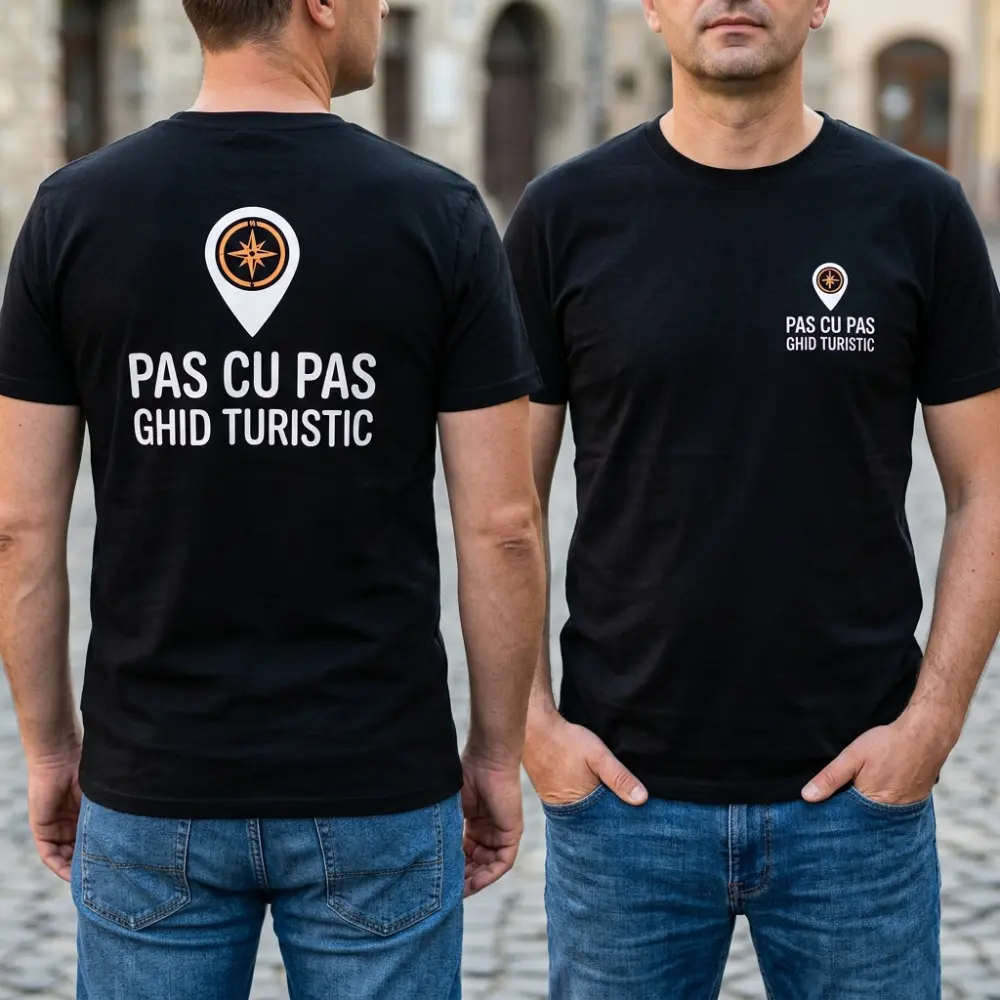 Tricou Personalizat Ghid turistic - Cu Logo Firmă