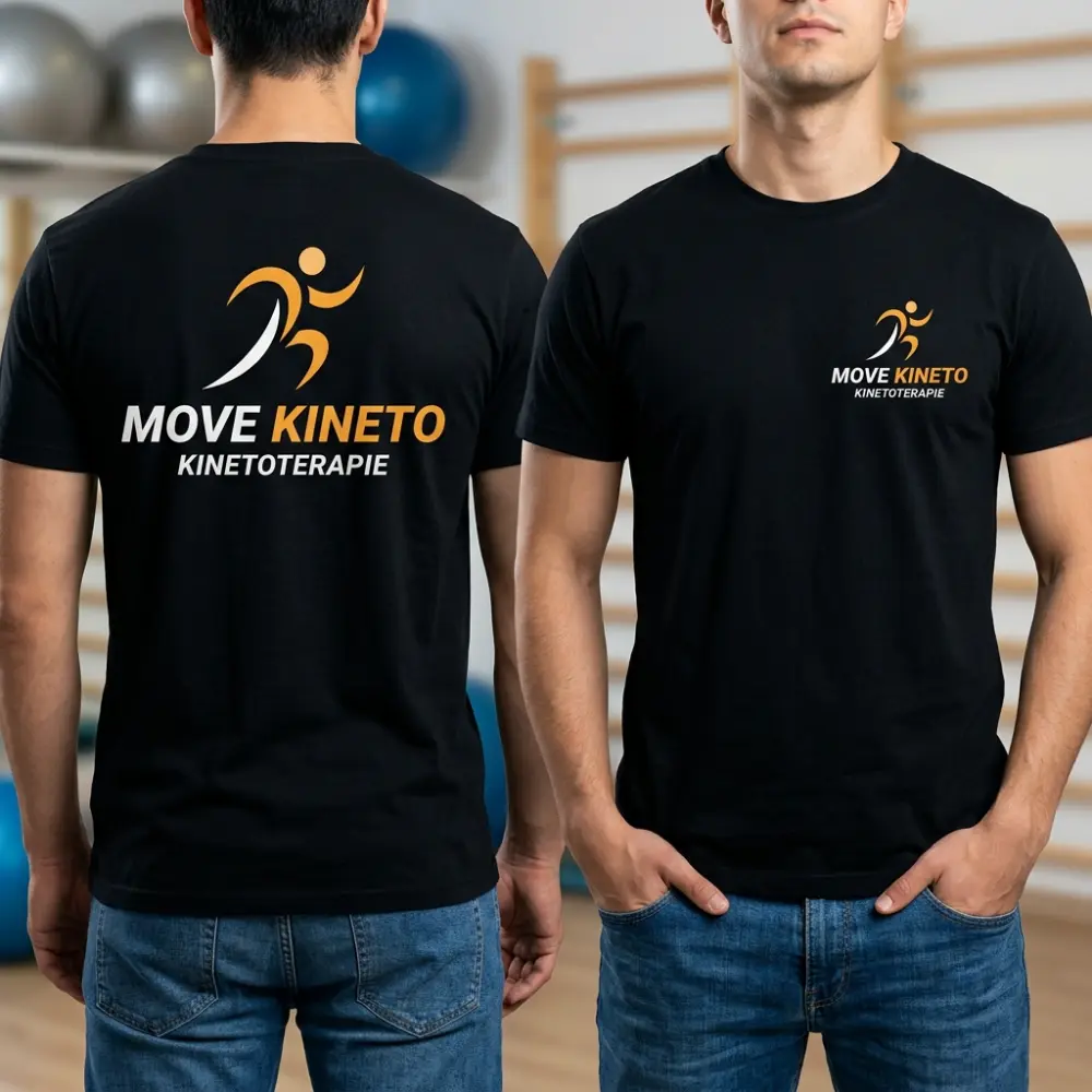 Tricou Personalizat Kinetoterapeut - Cu Logo Firmă