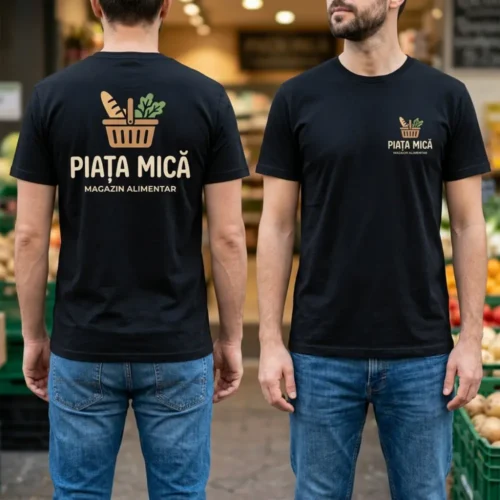 Tricou Personalizat Magazin alimentar - Cu Logo Firmă