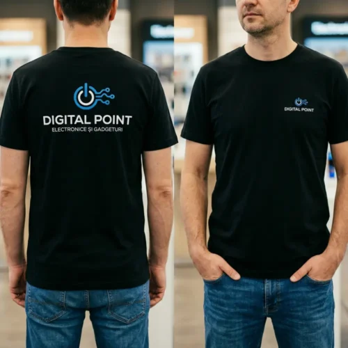 Tricou Personalizat Magazin de electronice - Cu Logo Firmă