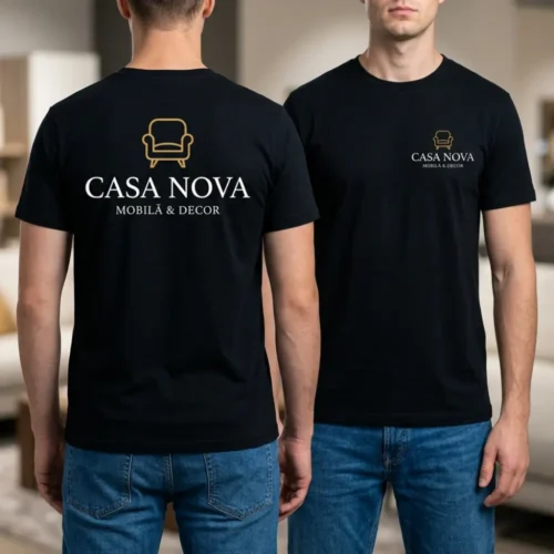 Tricou Personalizat Magazin de mobila - Cu Logo Firmă