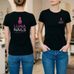 Tricou Personalizat Manichiurista - Cu Logo Firmă