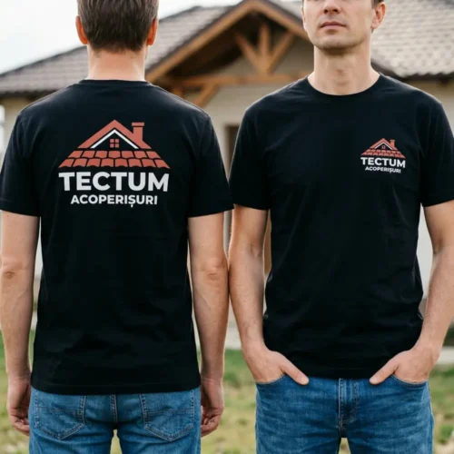 Tricou Personalizat Montator acoperisuri - Cu Logo Firmă