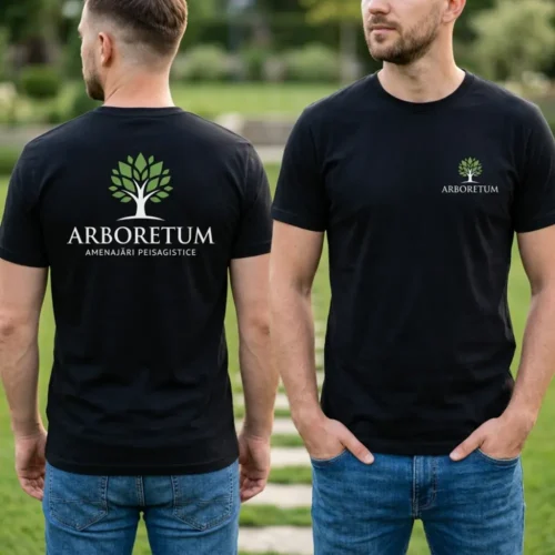 Tricou Personalizat Peisagist - Cu Logo Firmă