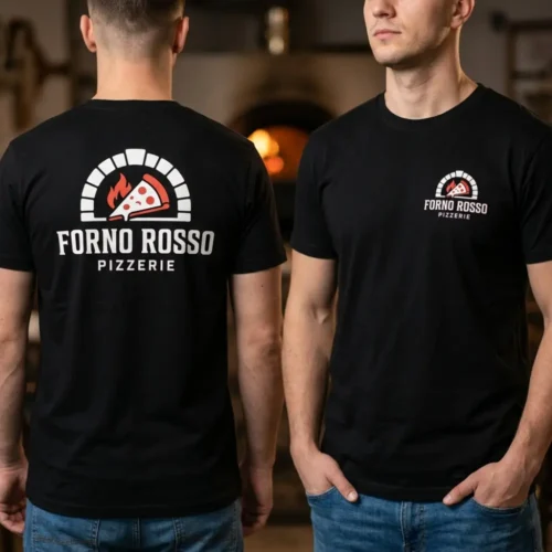 Tricou Personalizat Pizzerie - Cu Logo Firmă