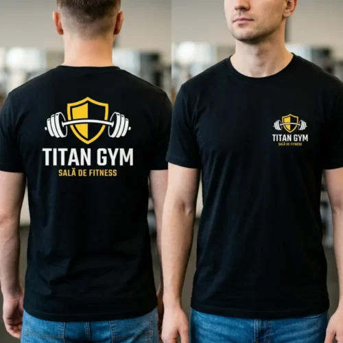 Tricou Personalizat Sala de fitness - Cu Logo Firmă