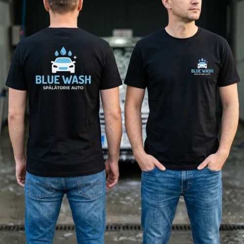 Tricou Personalizat Spalatorie auto - Cu Logo Firmă