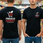Tricou Personalizat Supermarket - Cu Logo Firmă