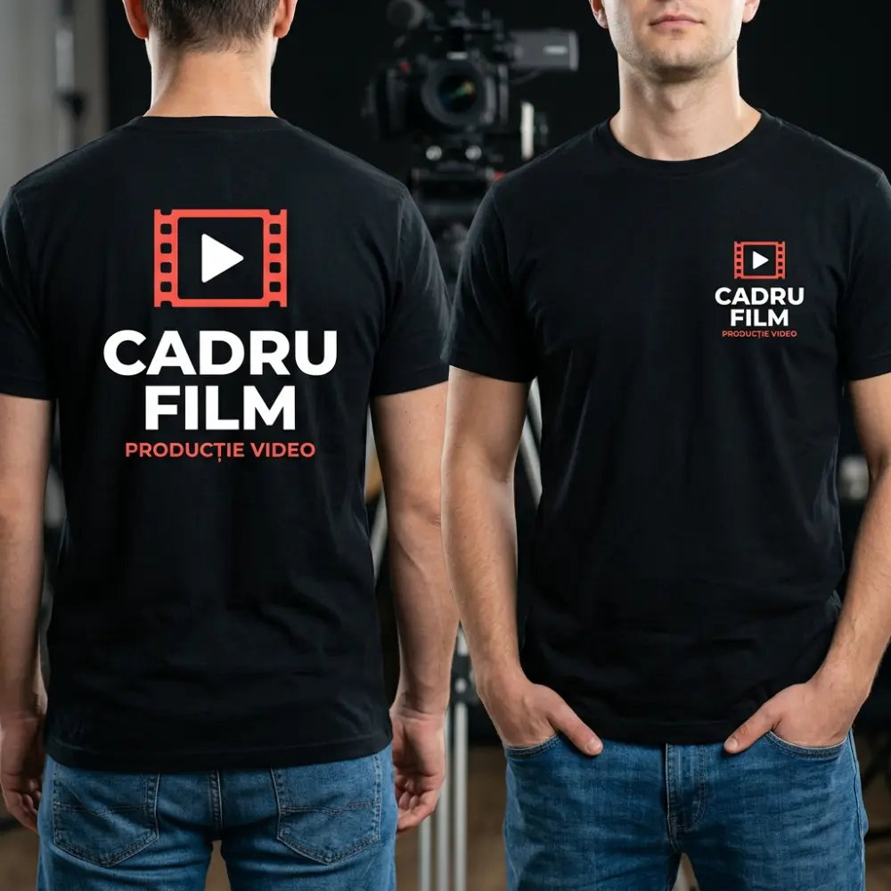 Tricou Personalizat Videograf - Cu Logo Firmă
